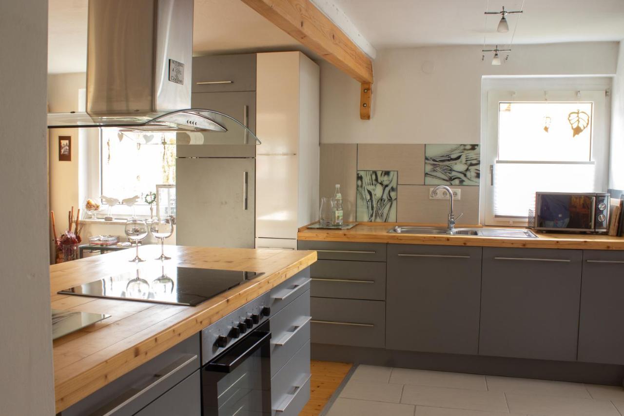 Ferienhaus Deko-Scheune Naila Bagian luar foto
